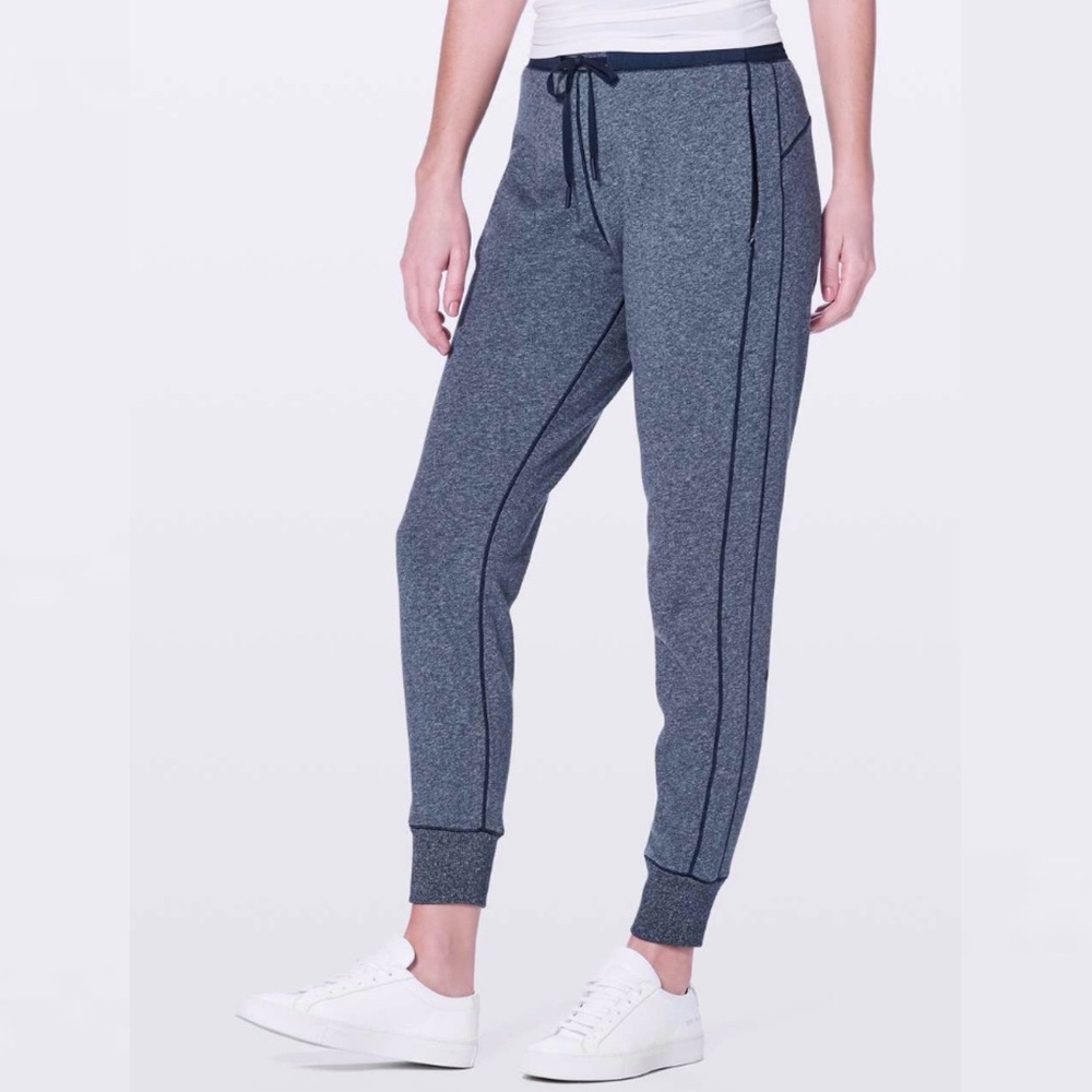 Women’s Lululemon Cool & Collected Joggers *28" in Heathered Speckled True Navy